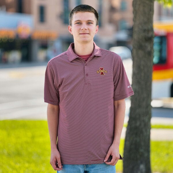 Columbia I-State Cardinal Double Hit Polo